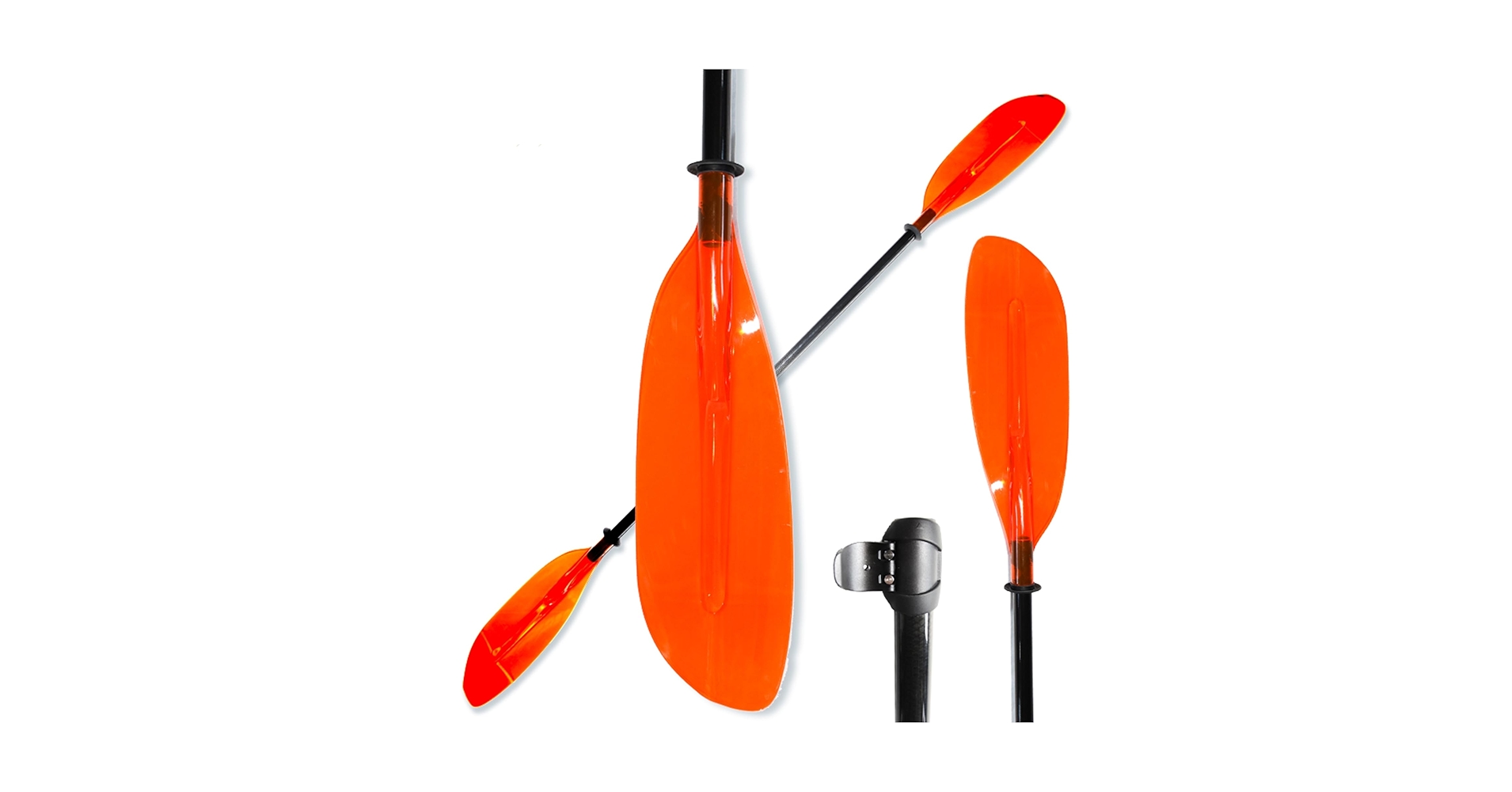 Amazon | KHEALING カヤック パドル ボート用 215-240cm 光沢の